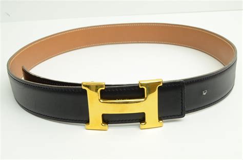 hermes mens black belt|authentic hermes men's belt.